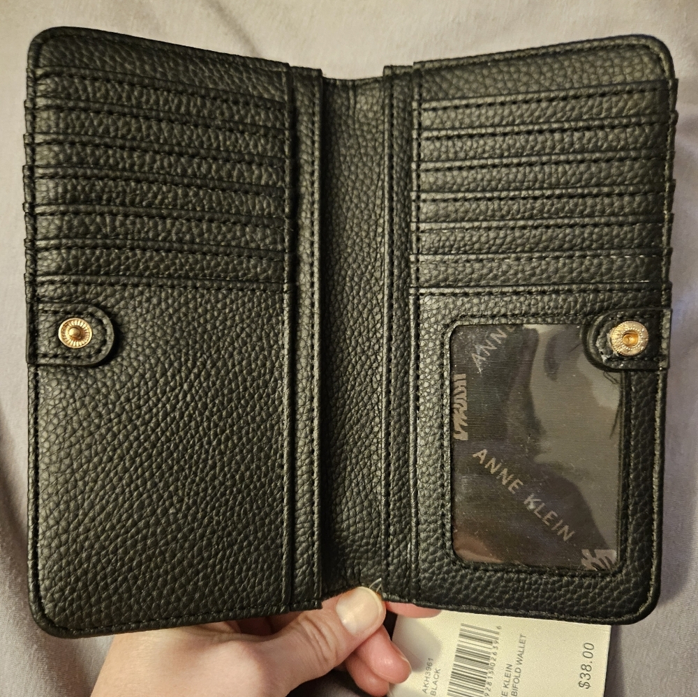 Anne KIein Snake print Handbag + NWT Black Wallet - Picture 14 of 17